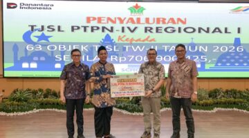 PTPN IV Regional I Salurkan Bantuan TJSL Rp 706 Juta untuk Pembangunan Sosial Berkelanjutan